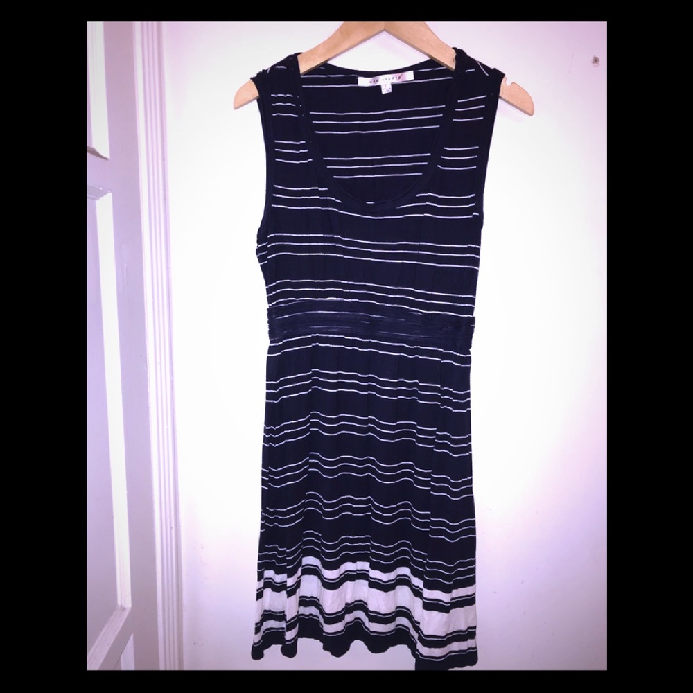 Max Studio Striped Midi Gladiator dress